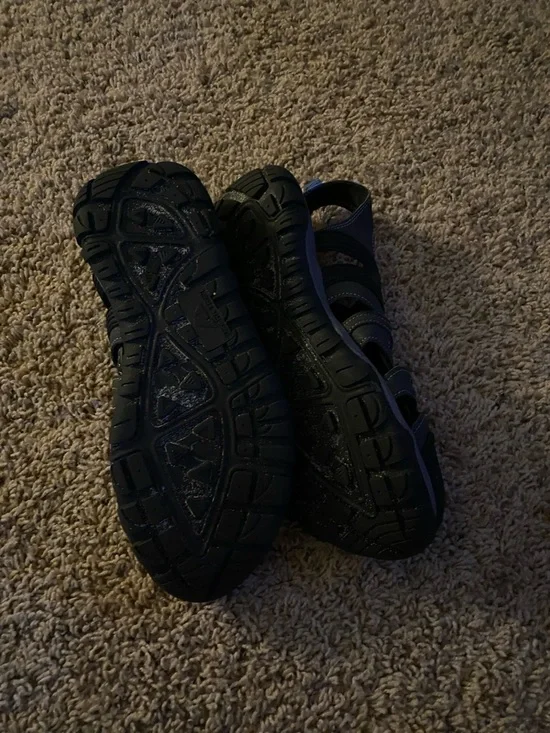 Ozark Trail Gray and Blue Men's Sport Sandals - Picture 4 of 7